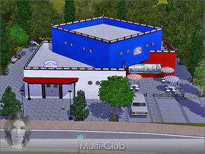 Sims 3 — Multi-Club by Semitone — Small multi-club for small towns. 