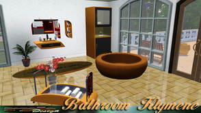 Sims 3 — BadKlymene by ruhrpottbobo — bathroom Klymene credits: pattern tile set taurona, mirrorfloor murano 