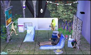 Sims 2 — Cinema by steffor — the perfect outdoor cinema