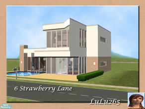 Sims 2 — 6 Strawberry lane  by Lulu265 — A small house ideal for a small family or a newlywed couple. Fully furnished