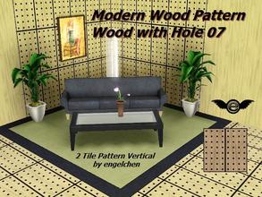 Sims 3 — Pattern Wood with Holes 07 by engelchen1202 — 1x2 Holzfliesen Muster mit Lochoptik Vertikal 1x2 Wood Tile