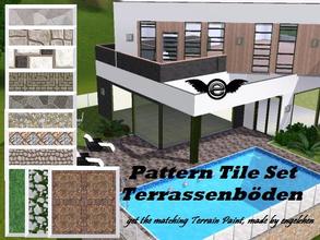 Sims 3 — Pattern Tile Set Terrassenboden by engelchen1202 — Pattern Tile Set Terrassenboden 11 diverent Tiles for the