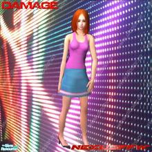 Sims 2 — Damage by fellifelwayne — Damage - Tank Top And Skirt (with shorts underneath :O)