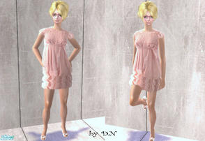 Sims 2 — Dress pink by DN by Dasha0510 — This daily female dress for adults