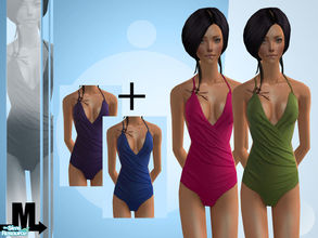 Sims 2 — The Edge Of Glory by miraminkova — Sexy one piece swimsuit with cute flower detail. Get it now!