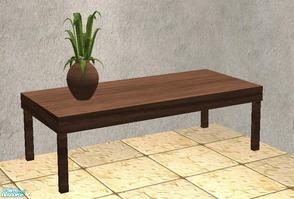 Sims 2 — Mercury Living Set - Coffee Table by TheNinthWave — Mercury Living Coffee table. Requires the sofa.