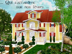 Sims 3 —  by lilliebou — This house is for a family of 4 Sims. Enable Object Hiding must not be checked for the shutters