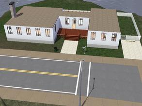 Sims 3 — One Bed Bungalow by andrewjameswilliams2 — This modern one bedroom bungalow is ideal for either a single Sim or