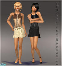 Sims 2 — TF Bottoms Set II by Tantra — A set of flirty skirts for teen girls.