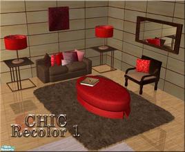 Sims 2 — Chic Livingroom Recolor Set 1 by nikisatez05 — A recolor of my Chic Livingroom Mesh Set. Enjoy!
