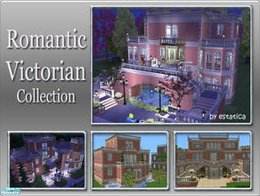 Sims 2 — Romantic Victorian Collection by estatica — A collection of 4 buildings (1 community and 3 residential lots) so