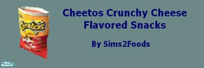 Sims 2 — Cheetos Crunchy Cheese Flavored Snacks by Sims2Foods — 