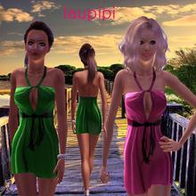 Sims 3 — LP see the sea by laupipi2 — dress with a belt