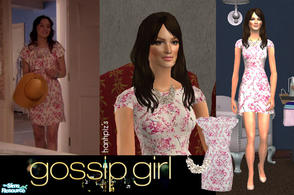 Sims 2 — Gossip Girl Blair Waldorf Necklace in The Wrong Goodbye by hanhpiz2 — Blair\'s Necklace in Gossip Girl S04E22 -