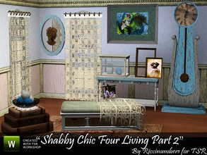 Sims 3 — Shabby Chic Four Part 2 by TheNumbersWoman — Continuing in the Shabby Chic style a little lace and a little