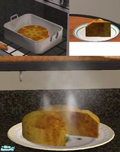 Sims 2 — Cornbread by TheNinthWave — This is a new meal of Cornbread. Open for Business is required, as well as high
