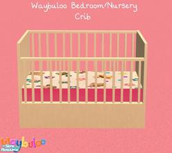 Sims 2 — Waybuloo Nursery/Kids Room - Crib- Mala RC by sinful_aussie — Crib with waybuloo themed bedding.
