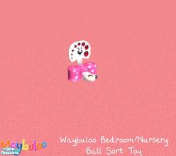 Sims 2 — Waybuloo Nursery/Kids Room - Ball Sort Toy by sinful_aussie — Mesh at Eclectic Sims. Go to