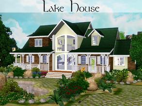 Sims 3 — Lake House by lilliebou — Hello ! This house is for a family of 5 Sims. Enable Object Hiding must not be checked