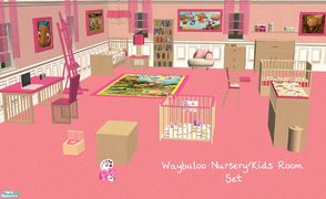 Sims 2 — Waybuloo Nursery/Kids Room by sinful_aussie — A cute nursery featuring the piplings from the tv show Waybuloo!