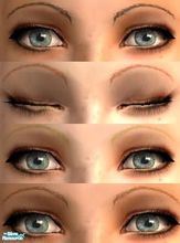 Sims 2 — naoomsim- thin eyebrows set by naoomsim2 — set of 4 thin eyebrows in red,blond ,brown and black. enjoy