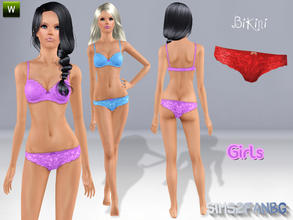 Sims 3 — Girls - Bikini by sims2fanbg — .:Girls:. Bikini in 3 recolors,Recolorable,Launcher Thumbnail. I hope u like it!
