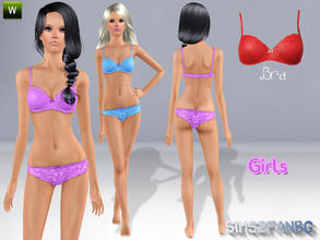 Sims 3 — Girls - Bra by sims2fanbg — .:Girls:. Bra in 3 recolors,Recolorable,Launcher Thumbnail. I hope u like it!