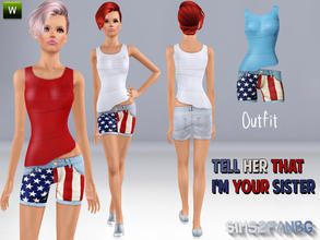 Sims 3 — Tell her that I'm your sister - Outfit by sims2fanbg — .:Tell her that I'm your sister:. Outfit with jeans and