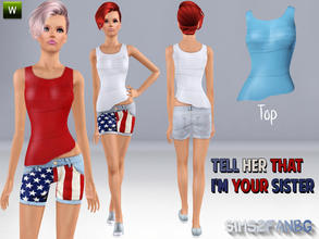 Sims 3 — Tell her that I'm your sister - Top by sims2fanbg — .:Tell her that I'm your sister:. Top in 3