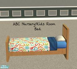 Sims 2 — ABC Nursery/Bedroom Set - Bed by sinful_aussie — 