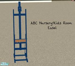 Sims 2 — ABC Nursery/Bedroom Set - Easel by sinful_aussie — Blue easel for the abc room.