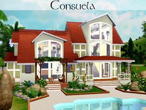 Sims 3 — Consuela by lilliebou — Hi ! This house is for a family of five persons. Enable Object Hiding must not be