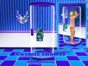 Sims 3 — MajikGoldys Cosmic Shower  by MajikGoldy — MajikGoldys Cosmic Shower This Shower is fashioned with a glass tube