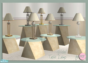 Sims 2 — Globel Table Lamp by DOT — Globel Table Lamp. Globel Lamps Inc. Shocking. Sims 2 by DOT of The Sims Resource.