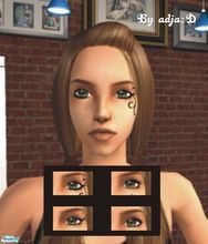 Sims 2 — New Line! - Eyeliner by adjaD — A set of four eyeliners