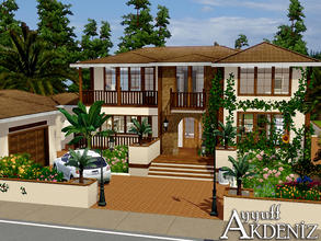 Sims 3 — Akdeniz *Furnished* by ayyuff — 30x30 fully furnished and decorated house with 4bedrooms,4baths.. Created with