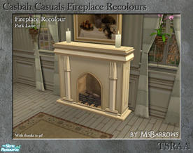 Sims 2 — Casbah Fireplace Recolours - Park Lane by MsBarrows — A recolour of the Casbah Casuals fireplace from base game,
