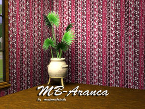 Sims 3 — MB-Aranca by matomibotaki — Floral stripes pattern in pink, purple and white, 3 channel, to find under