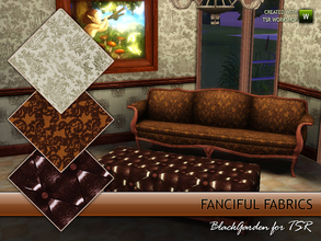 Sims 3 — Fanciful Fabrics by BlackGarden — Does your Sim have one or two ideas above their station? Do they demand the
