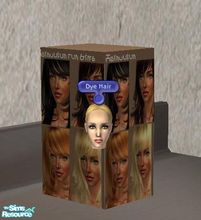 Sims 2 — Functional Haircolor by TheNinthWave — This is actually really cool! It\'s haircolor that your sims can use. It