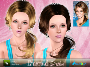 Sims 3 — Newsea Emerald Female Hairstyle by newsea — This hairstyle is for female. Works for all ages. All morph states