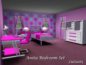 Sims 3 — Anita Bedroom  by Lulu265 — A versatile children's room with furniture that can be used from baby to teen. New
