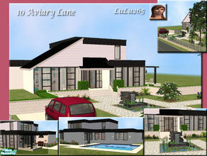 Sims 2 — 10 Aviary Lane  by Lulu265 — 10 Aviary lane is a large,but easily playable home. With 3 bedrooms and an extra