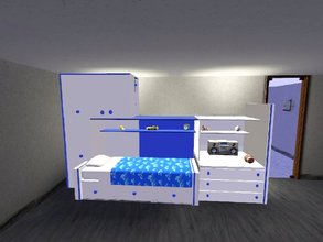 Sims 3 — drib_ydal_Bedroom_Child_Set by drib_ydal — A compact bedroom for smaller rooms. This set contains a deco only