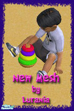Sims 2 — game for toddlers by lurania — This a new game with funny colors,new mesh by lurania.com.