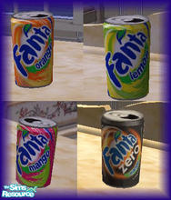 Sims 2 — 4 fanta by lurania — Now you can drink Fanta,Fanta lemon,Fanta zero or Fanta mango.4 recolors by lurania.com