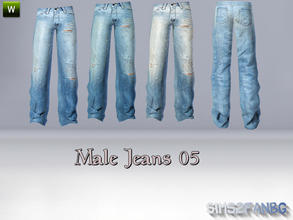 Sims 3 — Male Jeans 05 by sims2fanbg — .:Male Jeans 05:. Jeans in 3 recolors,Recolorable,Launcher Thumbnail. I hope u