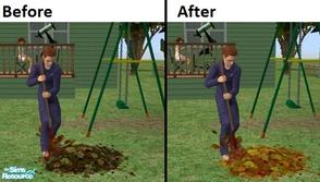 Sims 2 — Brighter Leaves for The Fall by TheNinthWave — Now instead of dull, brown leaves, all of your leaves in your