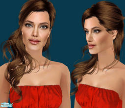 Sims 2 — Angelina Jolie by Oceanviews — The beautiful award winning actress and UNHCR Goodwill Ambassador Angelina Jolie.