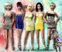 Sims 2 — Set short dress by DN by Dasha0510 — It is big big sen short dress o.o *****by DN***** I like it! *_*